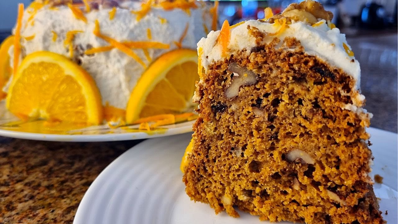 bizcocho de avena y zanahoria esponjoso