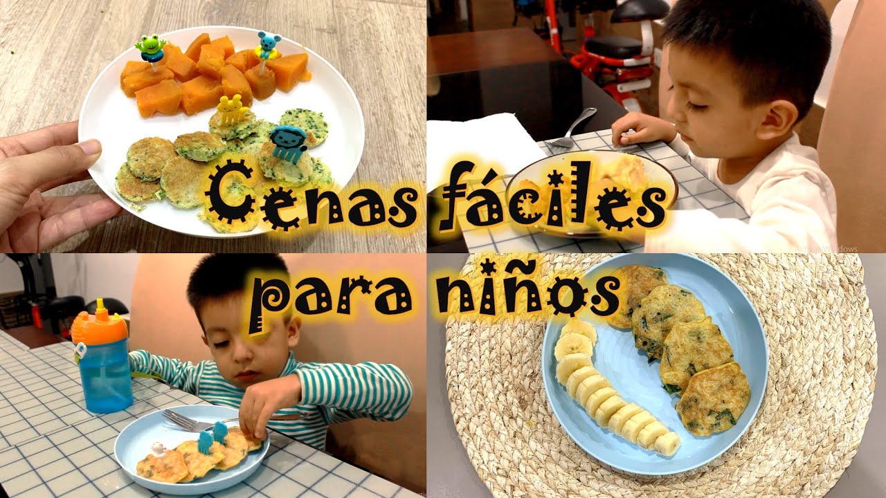 cenas para niños de 1 a 2 años