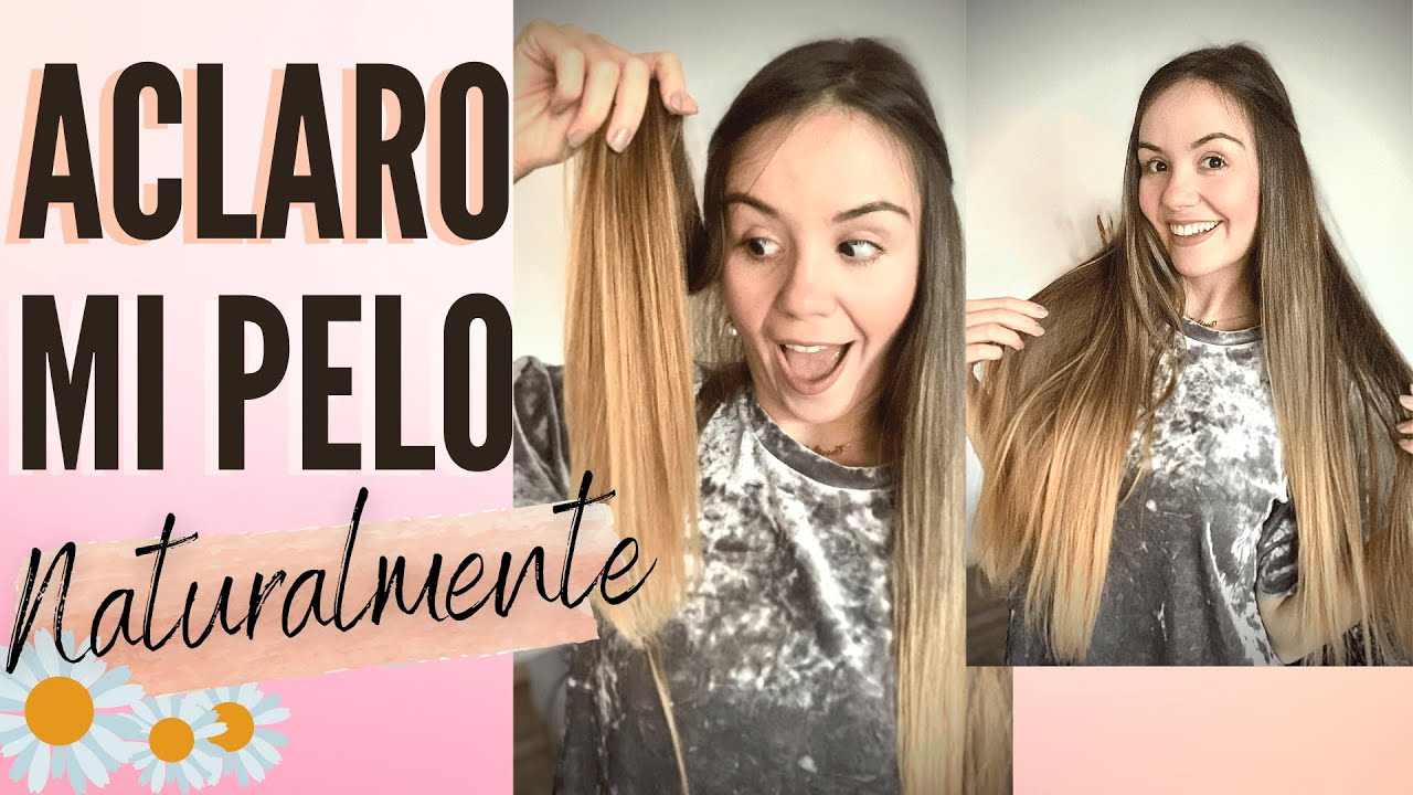 como aclarar el pelo naturalmente en 1 dia