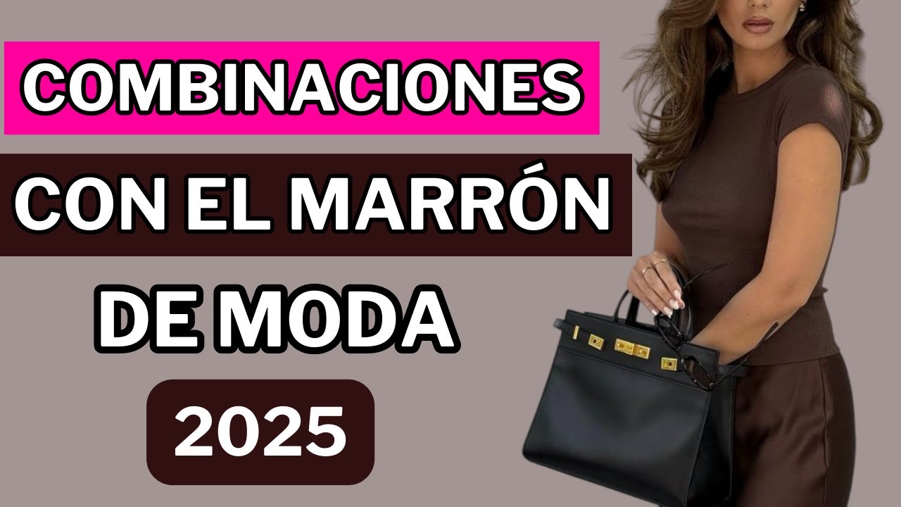 con q color combina el marron