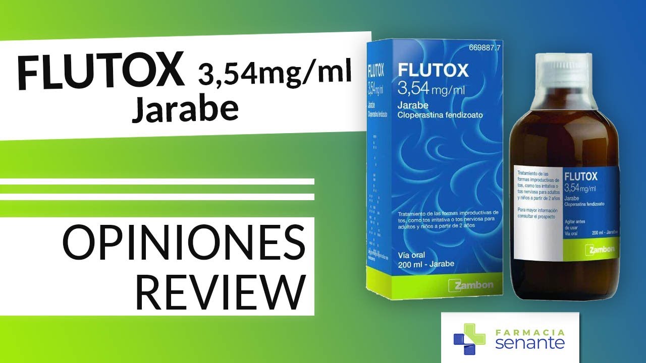 flutox sirve para tos con flema