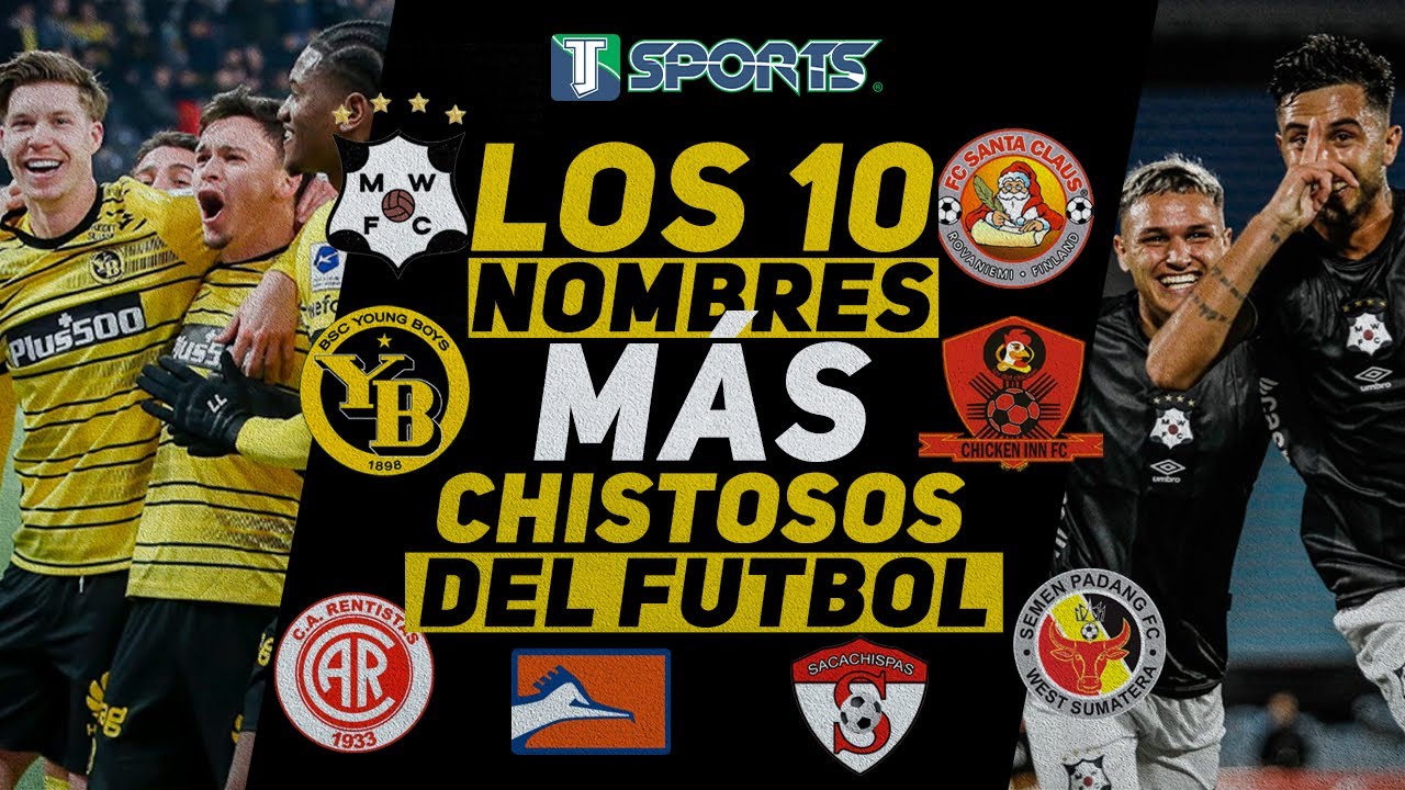 nombre para equipo de futbol graciosos