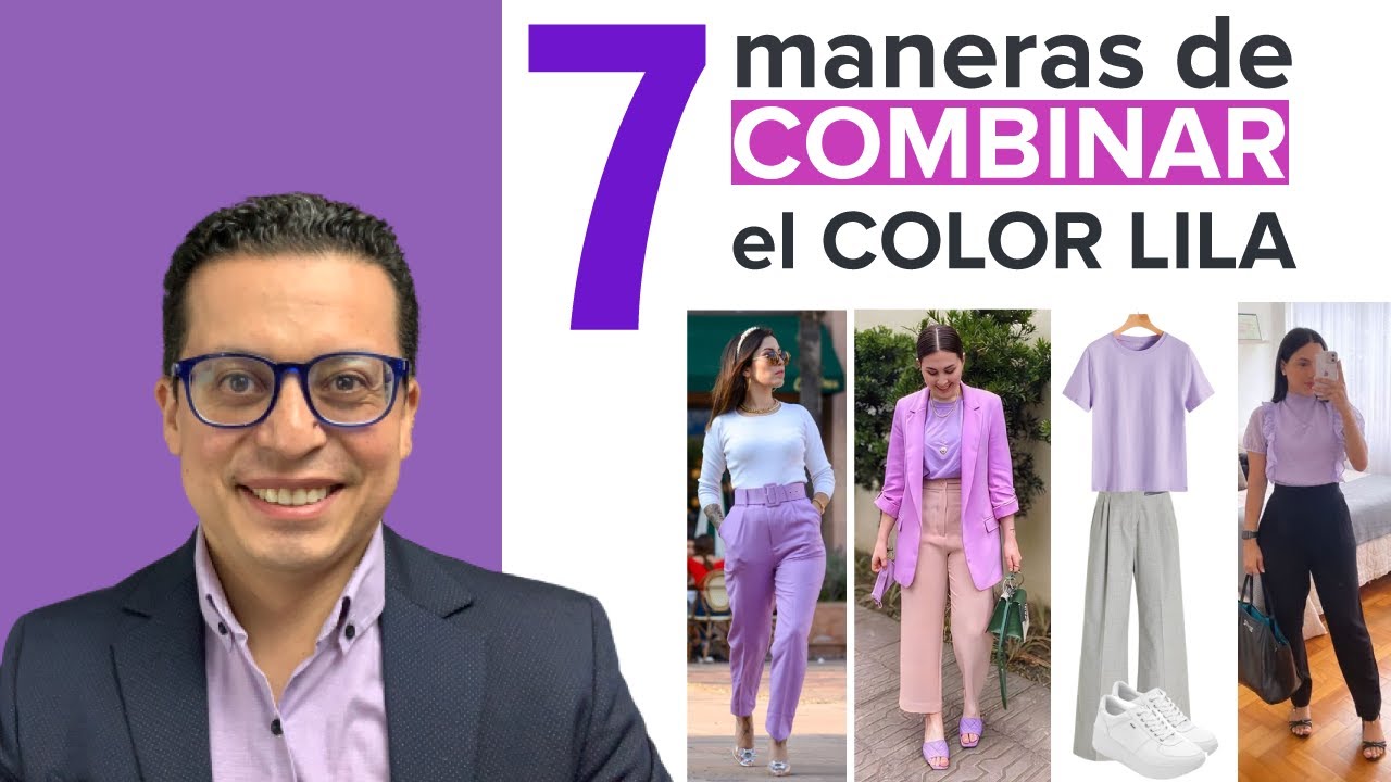 que colores combina con el morado