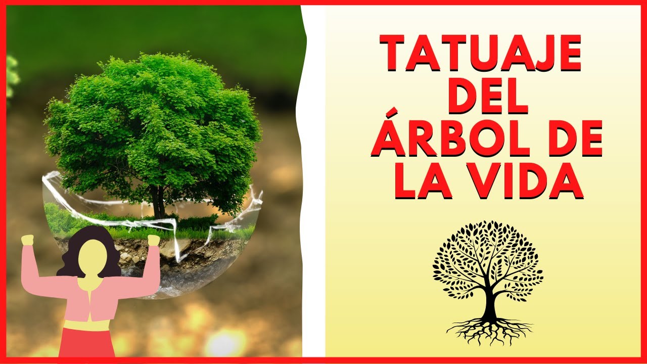 tatuaje arbol de la vida minimalista
