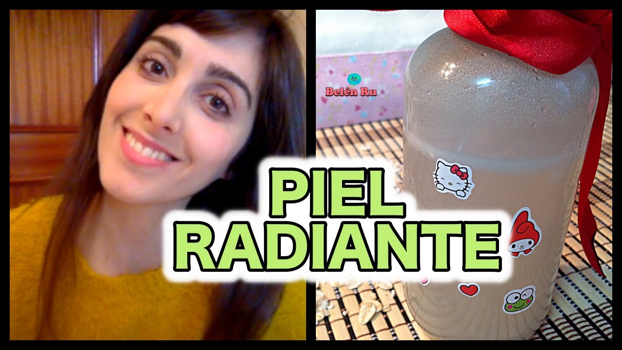 agua de avena para la cara