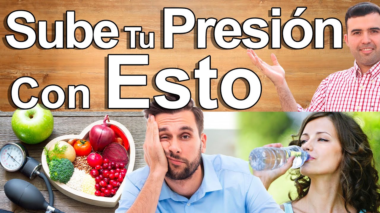 alimentos para subir la tension baja