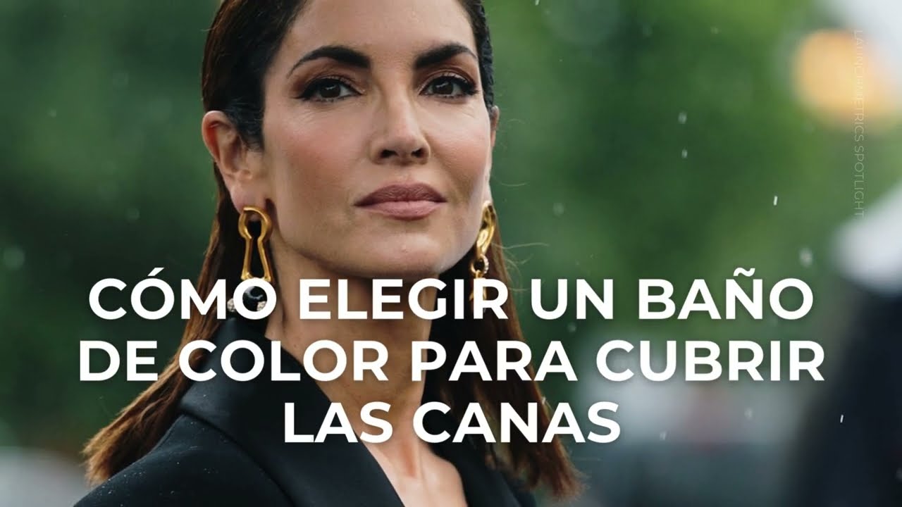 baño de color para dejarse las canas