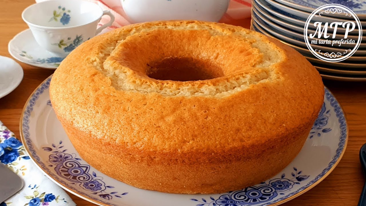 bizcocho de yogur sin huevo esponjoso