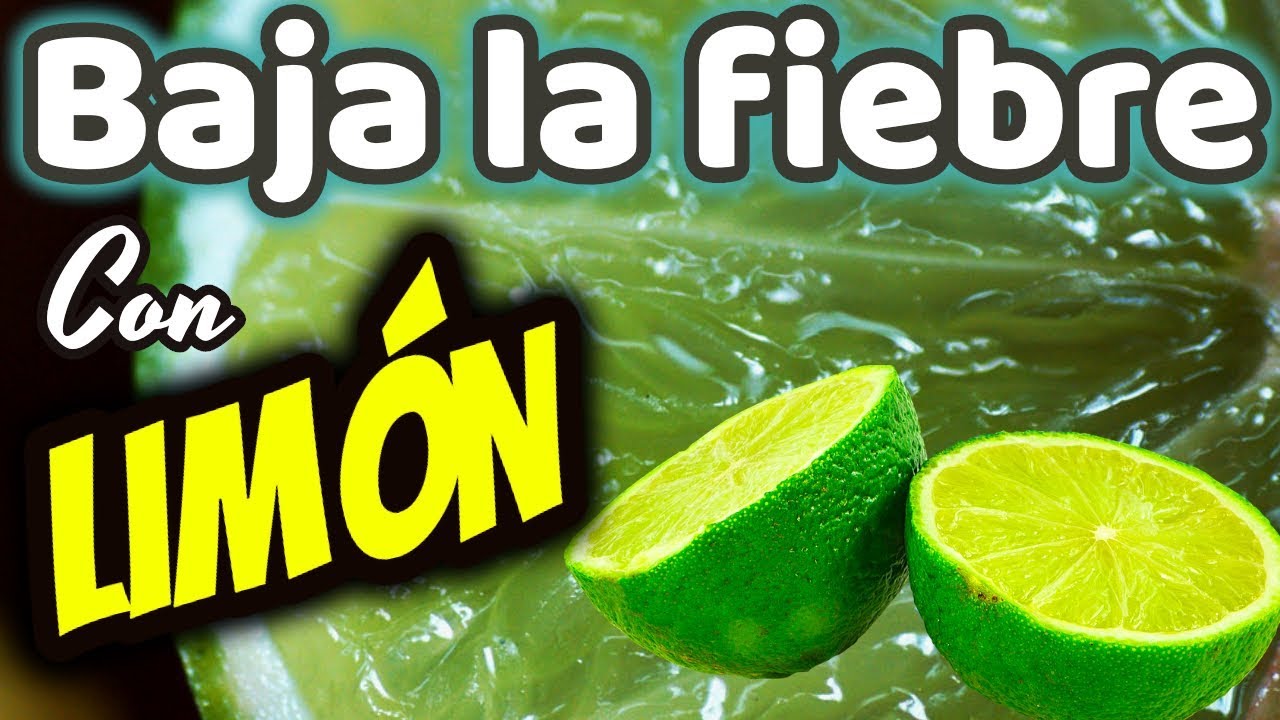 como bajar la fiebre con limón
