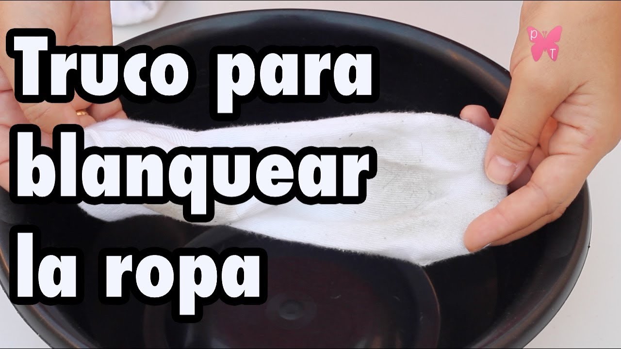 como blanquear la ropa blanca amarillenta