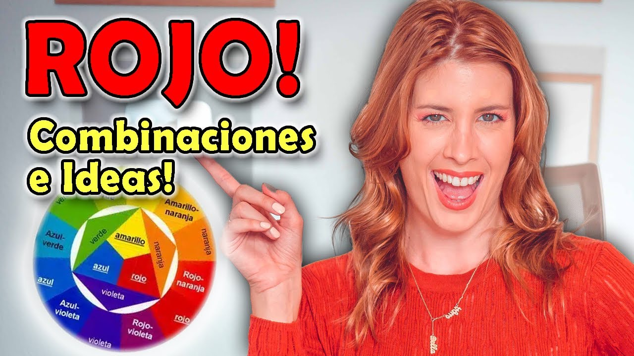 con q color combina el rojo