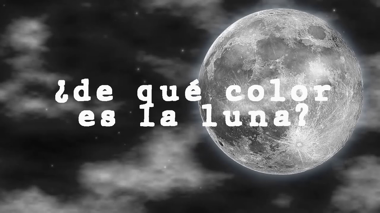 de que color es la luna