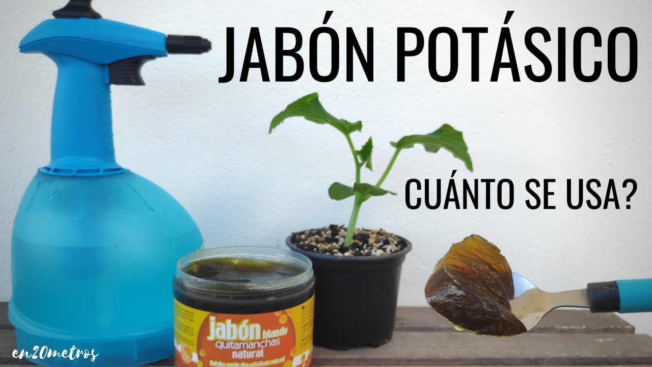 dosis de jabón potásico por litro de agua