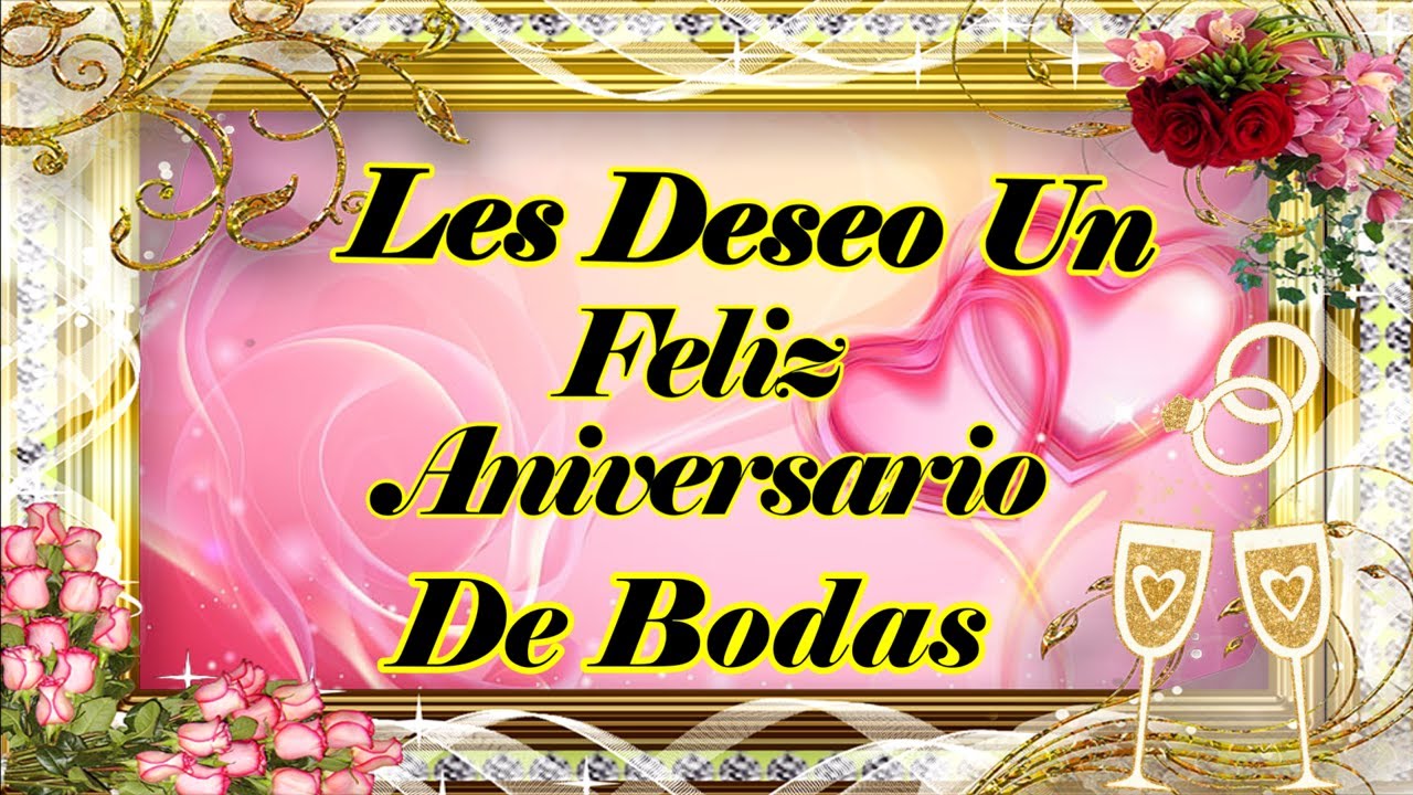 frase para felicitar aniversario de boda