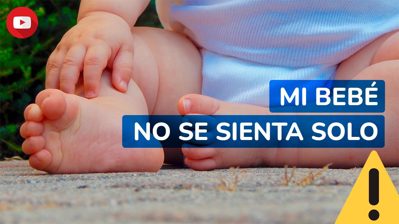 mi bebé no se sienta solo y tiene 9 meses
