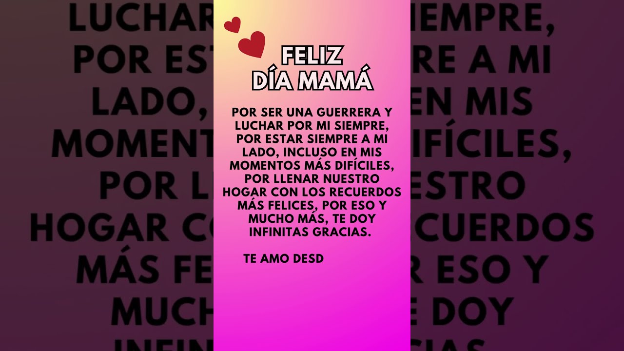 palabras para felicitar a una madre