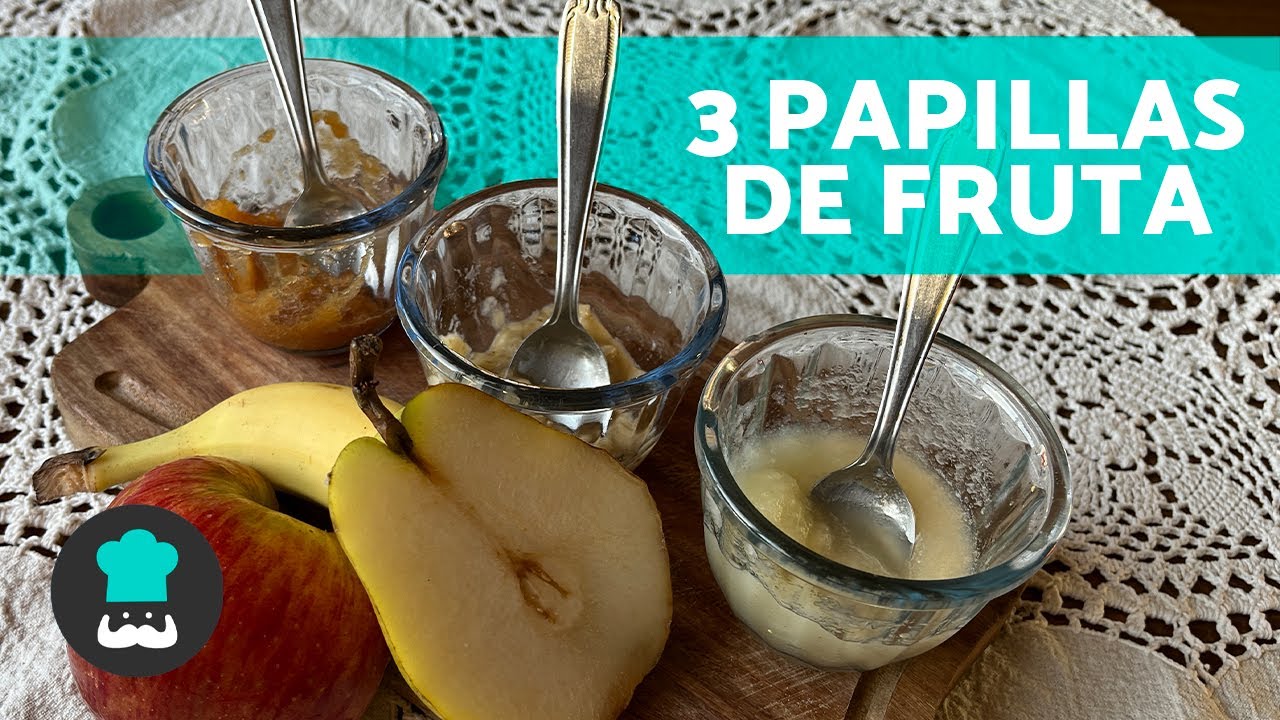 papilla de frutas bebé 6 meses