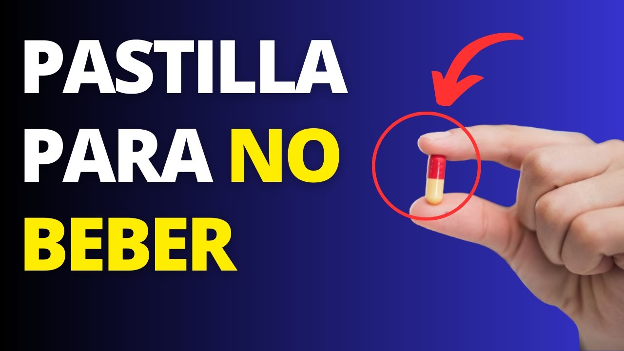 pastillas o gotas para no beber alcohol