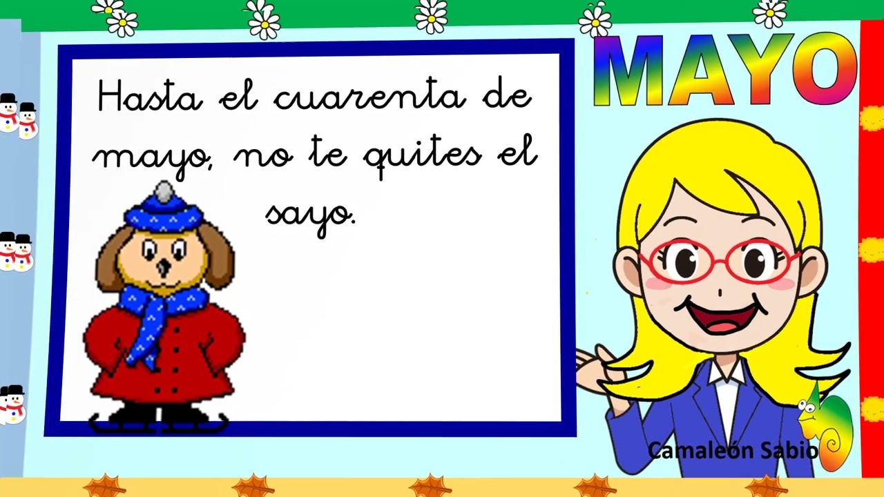 refranes de los meses del año