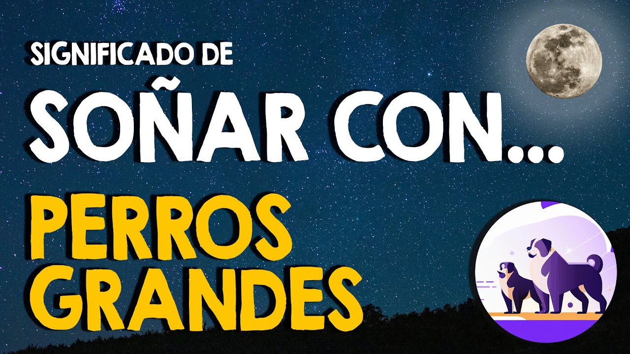 soñar con un perro grande amigable