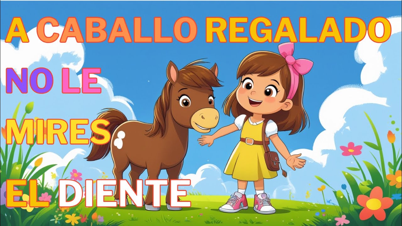 a caballo regalado no le mires el diente