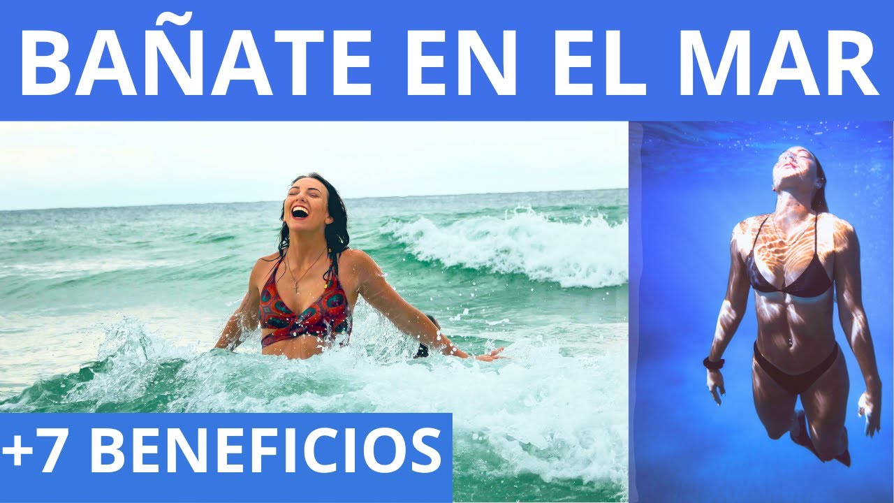 beneficios de bañarse en el mar