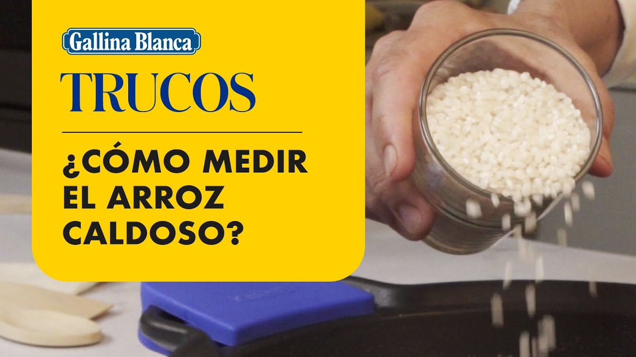 cantidad de agua para arroz caldoso