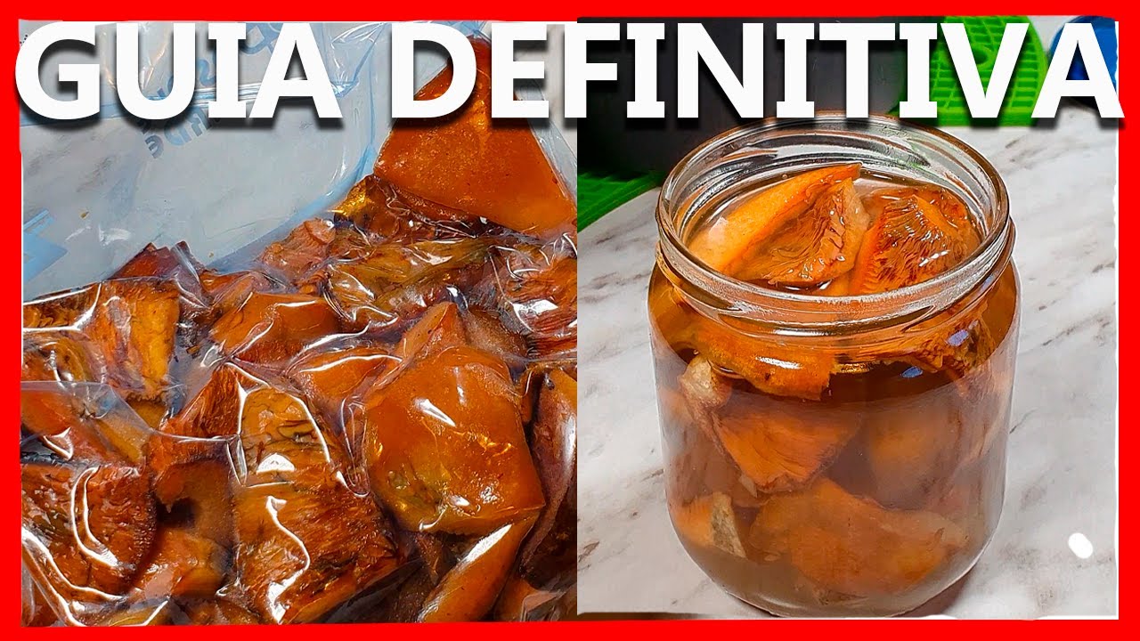 como conservar los níscalos en casa