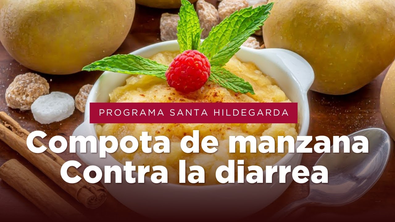 compota de manzana para la diarrea
