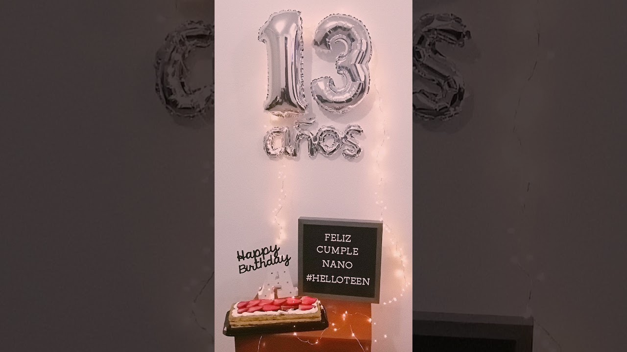 cumpleaños para adolescentes de 13 años