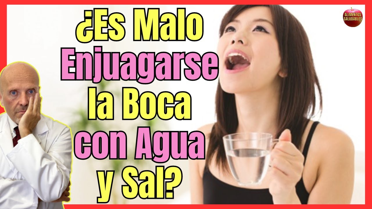 enjuagues de agua con sal para infecciones