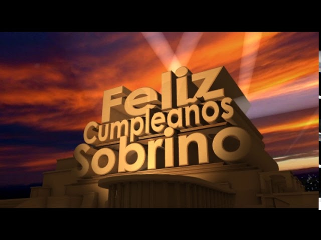 felicitar a un sobrino por su cumple