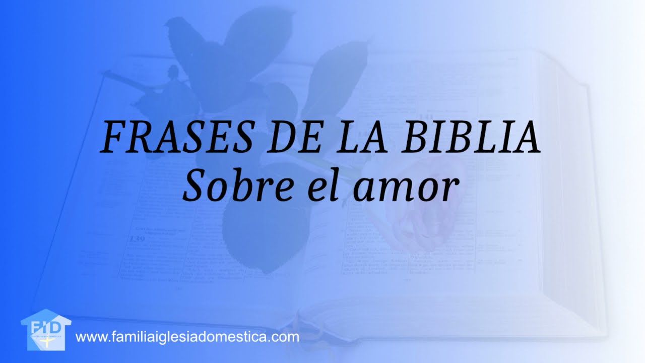 frases de la biblia sobre el amor