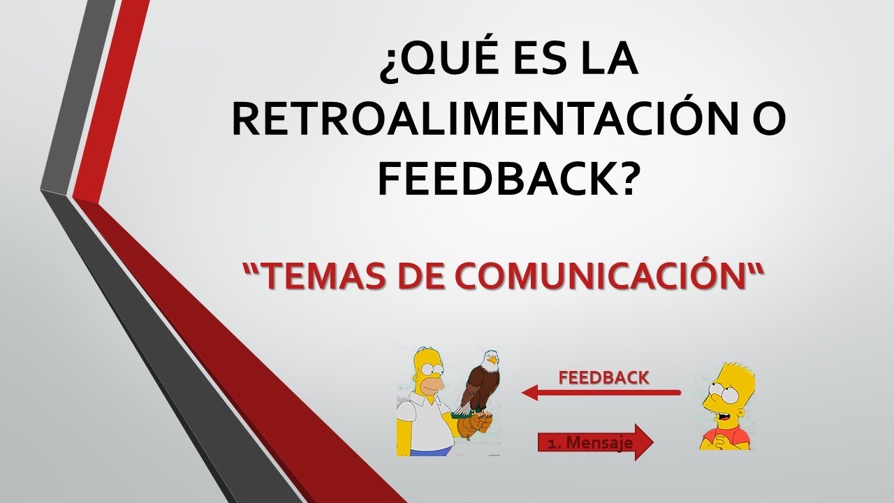 que es el feedback en la comunicación