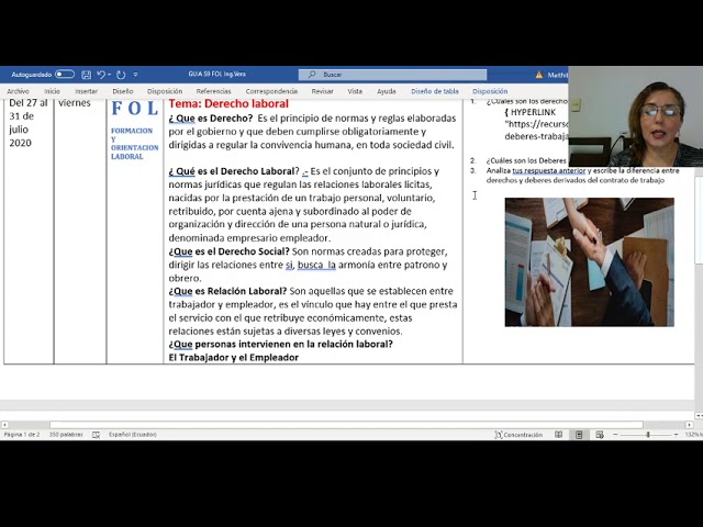 que significa formacion y orientacion laboral