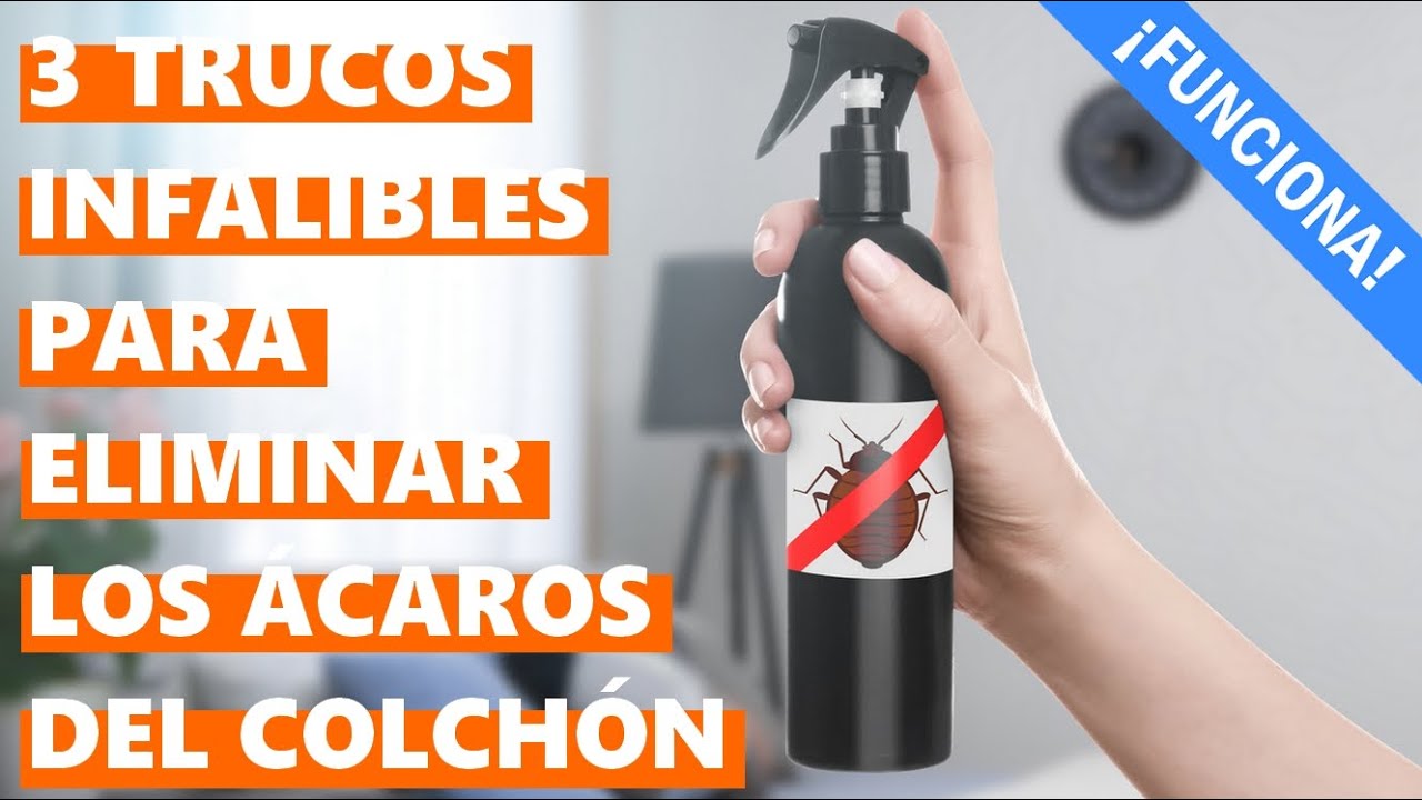 remedio casero para eliminar ácaros del colchón