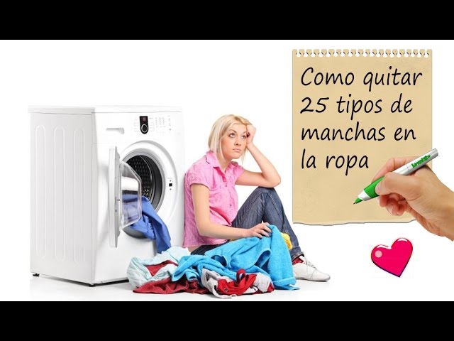 tipos de manchas en la ropa