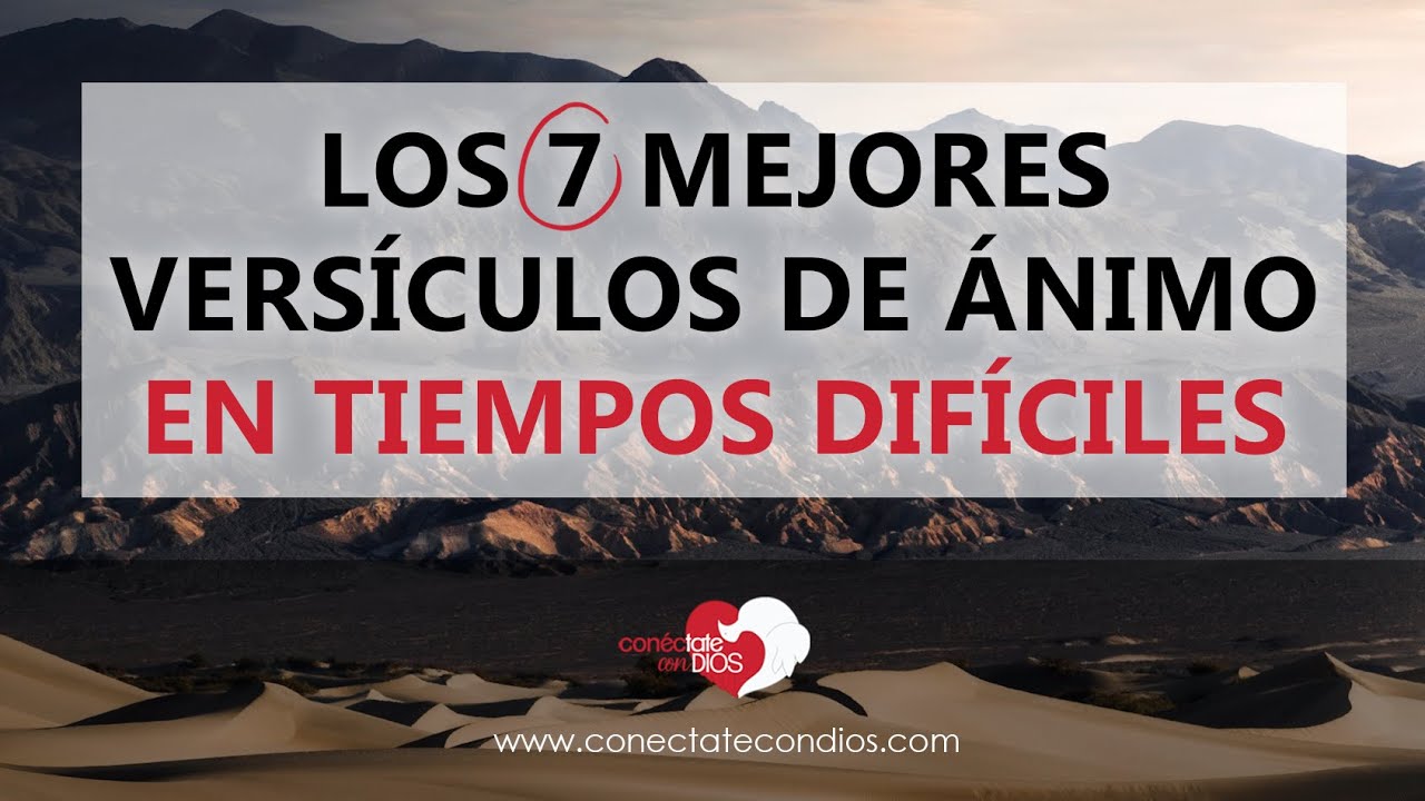 versiculo de la biblia de animo