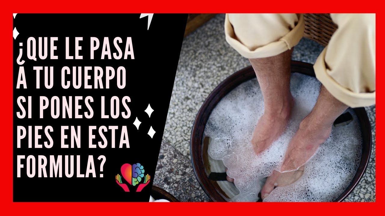 agua y sal para los pies