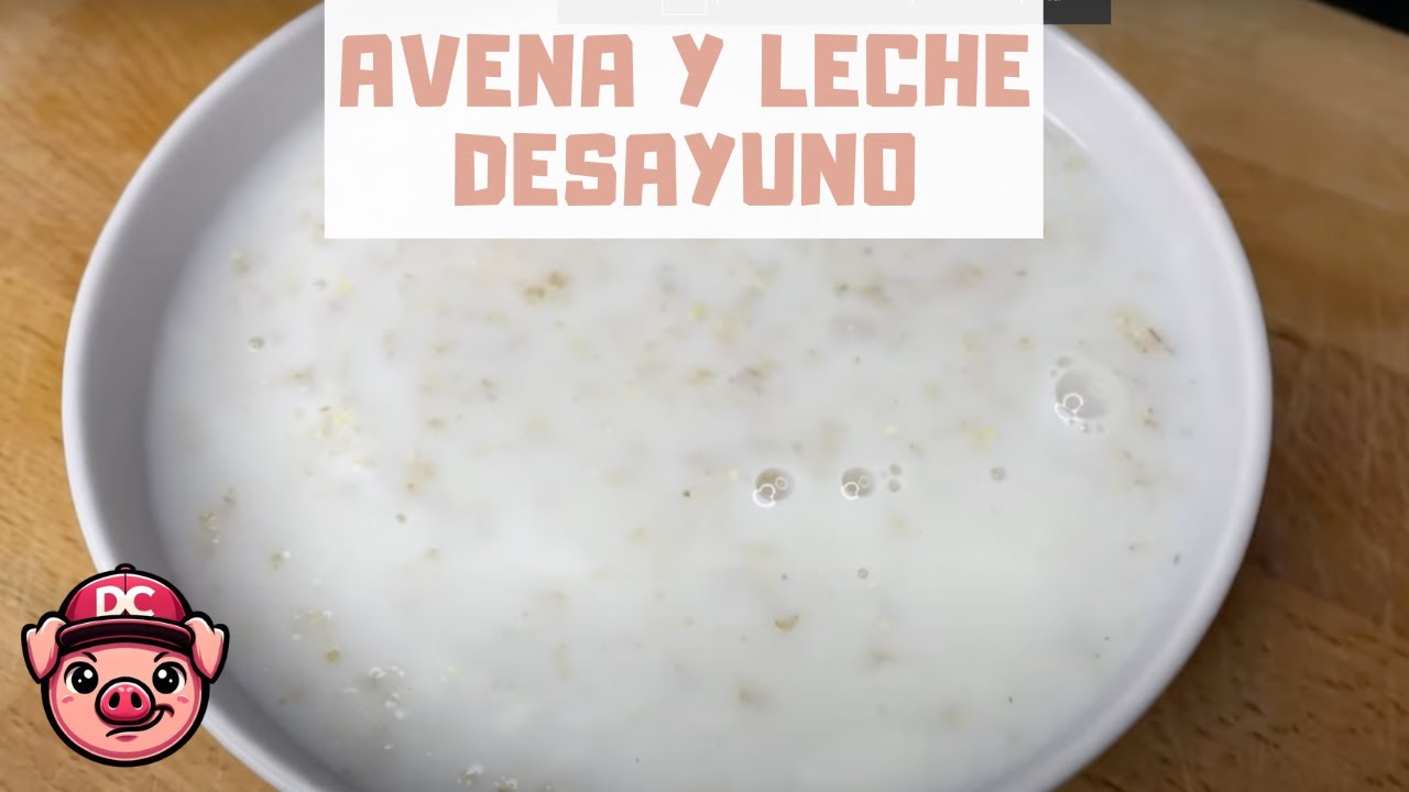 como tomar copos de avena con leche
