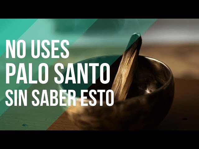como utilizar el palo santo en casa