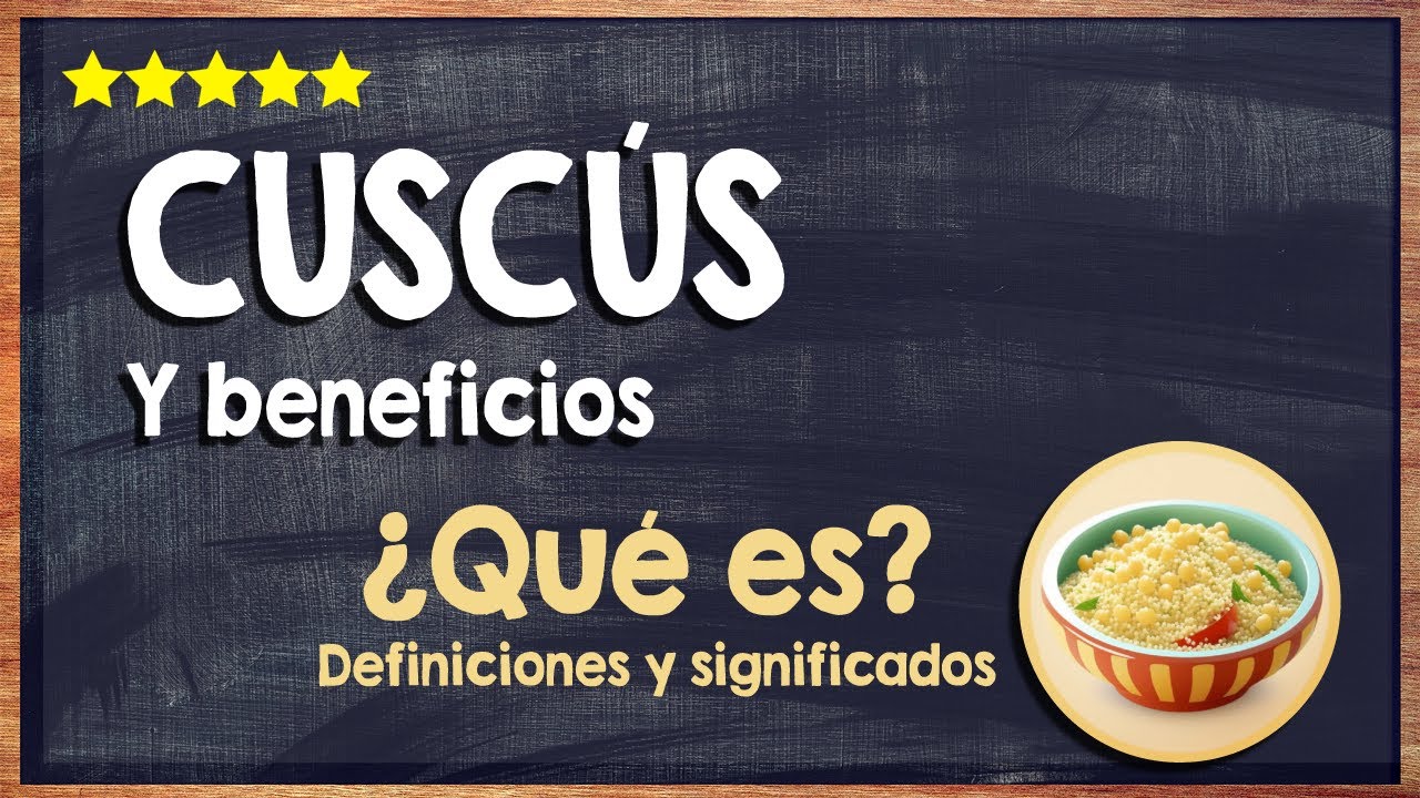 de qué está hecho el cuscús