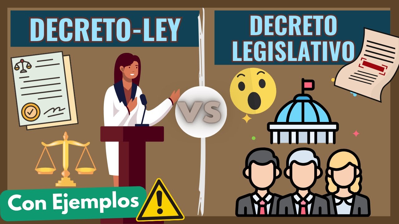 diferencia decreto ley y decreto legislativo
