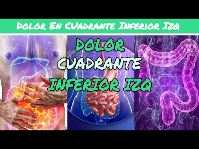 dolor en la parte inferior izquierda del abdomen