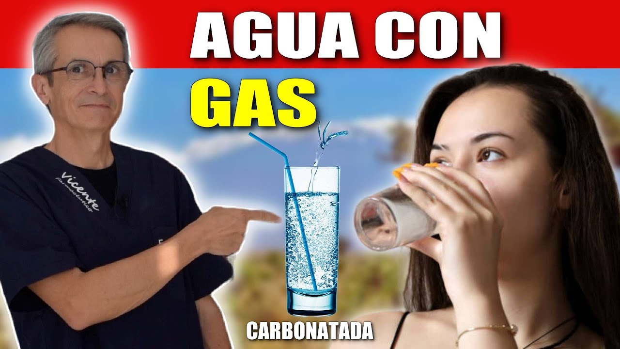 el agua con gas tiene azucar