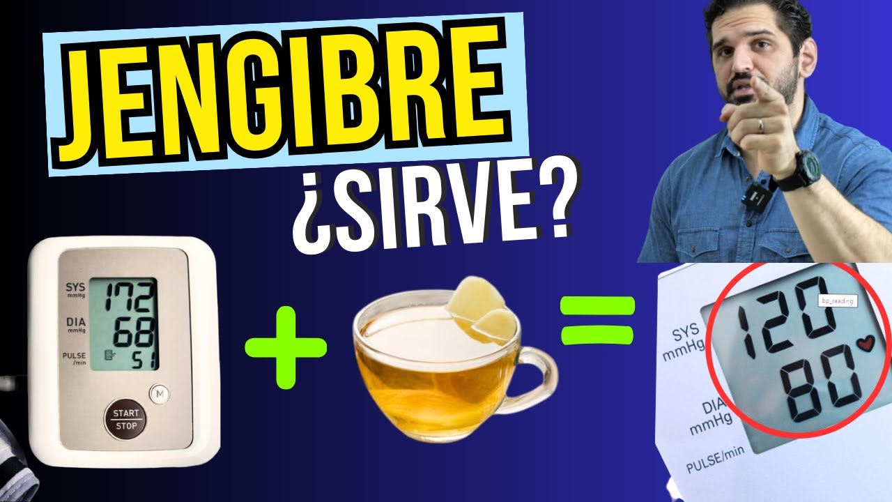 el jengibre sube o baja la tensión