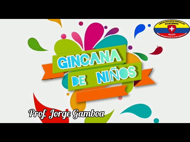 gincana para niños de 3 a 5 años