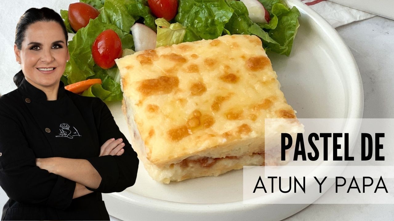pastel de patatas y atún al horno