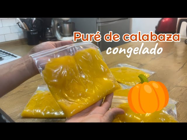 se puede congelar el puré de calabaza