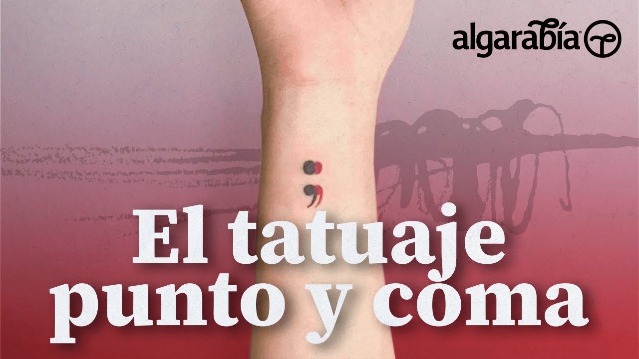 significado tatuaje punto y coma en la muñeca